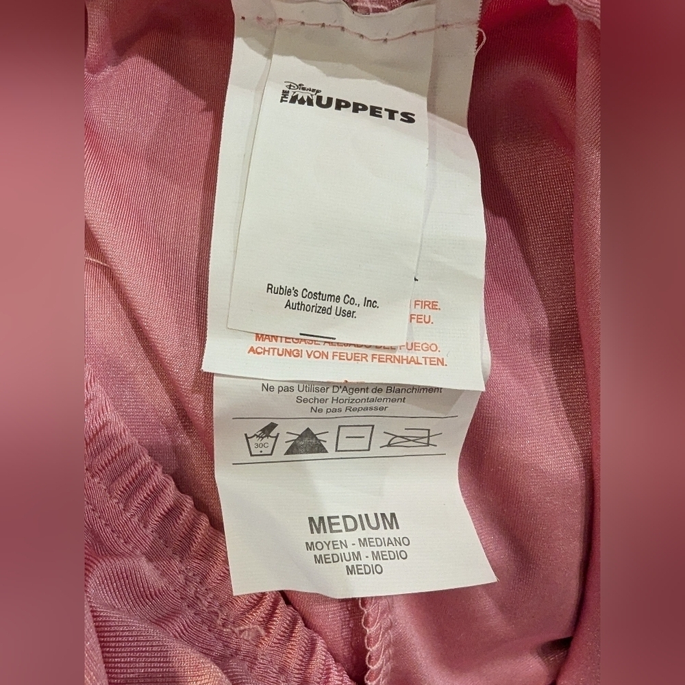 Miss Piggy Costume Dress, Disney's Muppet Studios, pink women's size M - Picture 5 of 9